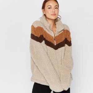 Fleece 3/4 pullover NWT